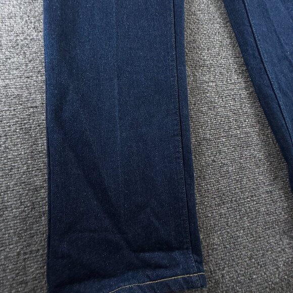 VTG NOS Lee Denim Jeans Dark Wash Ms. Petite 12 Rider USA All Cotton ACTL 27X29 - Picture 6 of 16